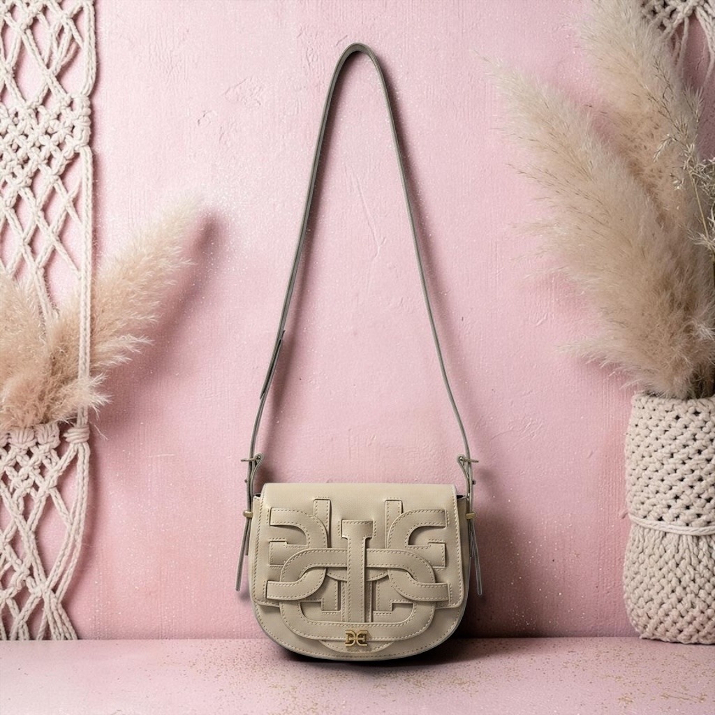Sam Edelman - Taupe Leather Crossbody Bag - New With Tags!